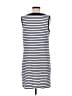 Lands' End Stripes Blue Casual Dress Size M - photo 2