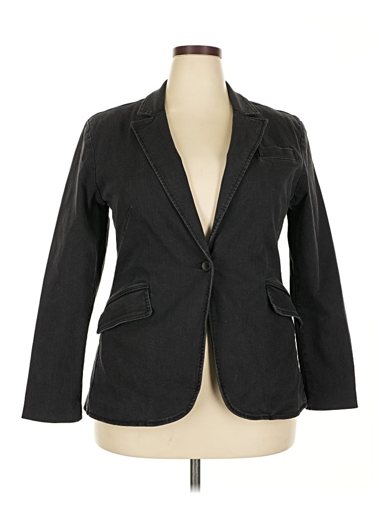 Pre-owned Gap Blazer Jacket In Black