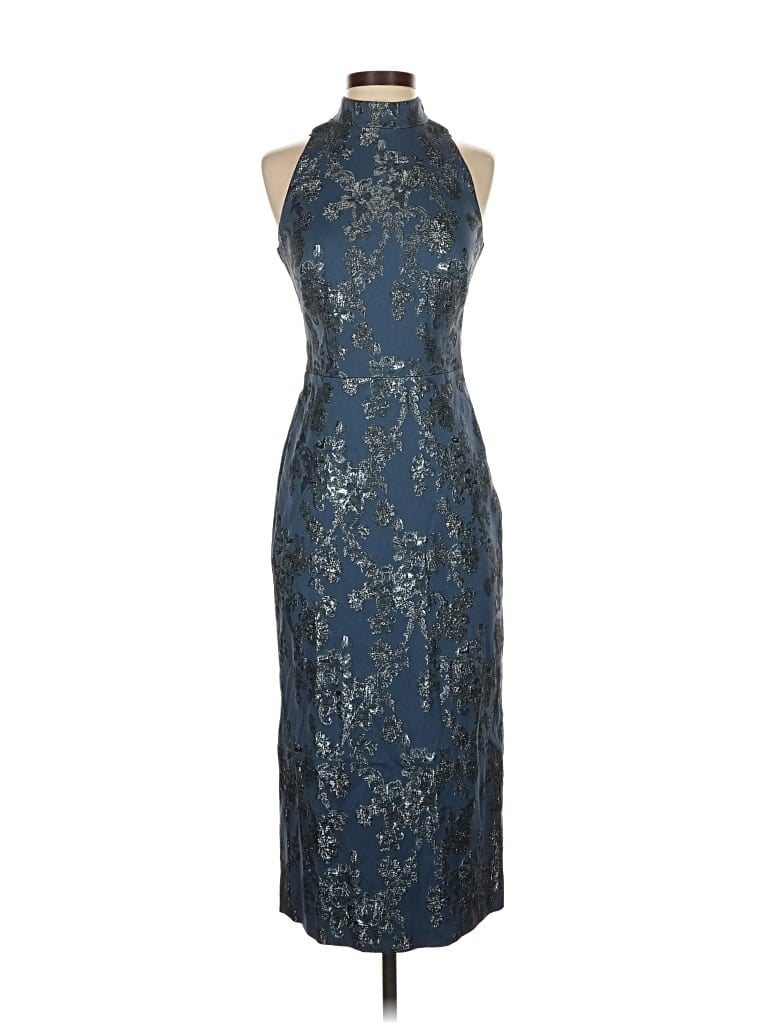 Theia Cocktail Dress In Blue