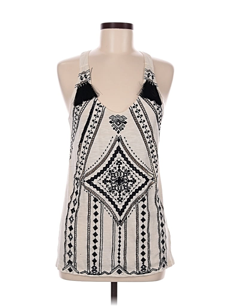 Pre-owned Banana Republic Sleeveless Blouse In White