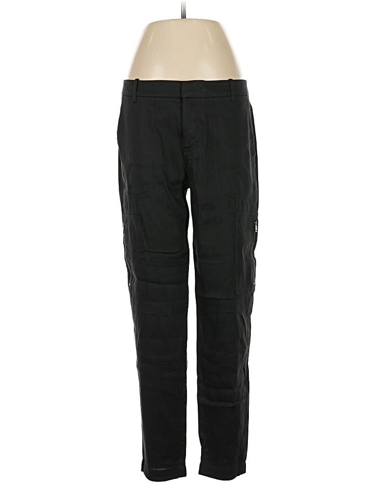 Pre-owned Vince Linen Pants In Black