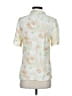 Zara Floral Ivory Short Sleeve Blouse Size XS - photo 2