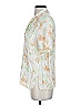 Zara Floral Ivory Short Sleeve Blouse Size XS - photo 5
