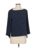 Lila Rose 100% Polyester Blue 3/4 Sleeve Blouse Size M - photo 1