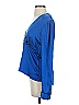 Nasty Gal Inc. 100% Polyester Blue Long Sleeve Blouse Size 2 - photo 5