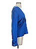 Nasty Gal Inc. 100% Polyester Blue Long Sleeve Blouse Size 2 - photo 4