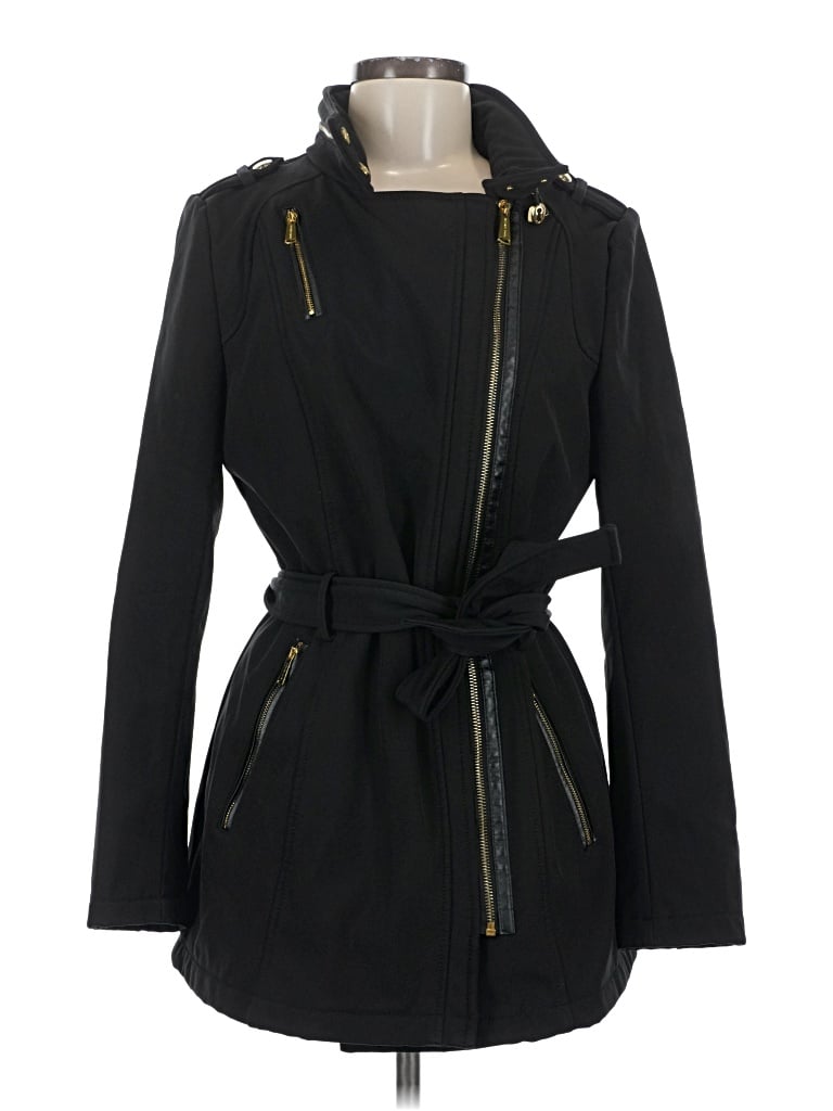Pre-owned Michael Michael Kors Coat In Black