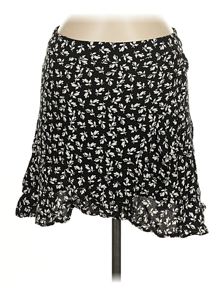 Pre-owned Mng Casual Skirt In Black