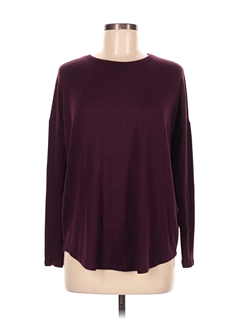 Pre-owned Buffalo By David Bitton Long Sleeve T-shirt In Burgundy