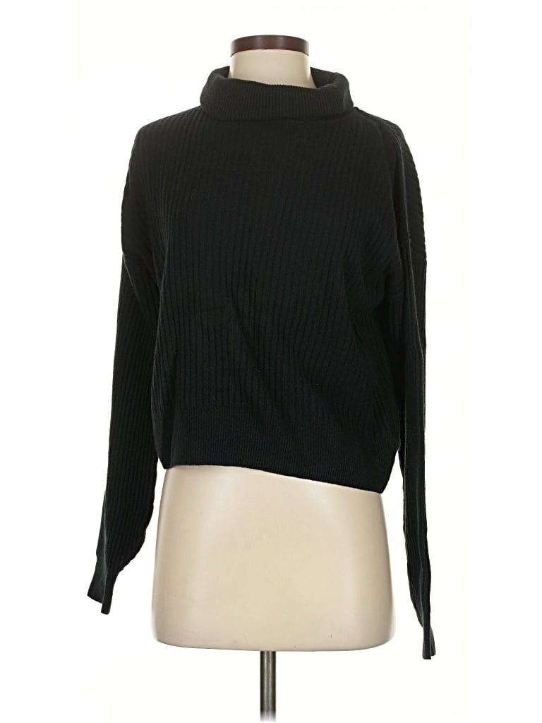 Pre-owned Gap Turtleneck Sweater In Black