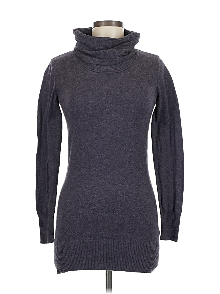 Pre-owned Forever 21 Turtleneck Sweater In Gray