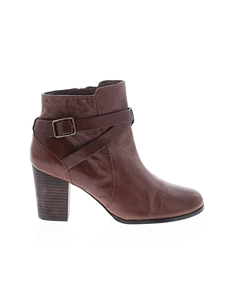Pre-owned Cole Haan Ankle Boots In Brown
