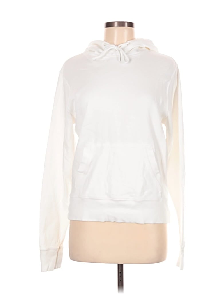 Pre-owned Athleta Sweatshirt In White