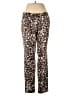Naven 100% Polyester Animal Print Gold Casual Pants Size 4 - photo 1