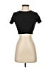 Adika 100% Cotton Black Short Sleeve Turtleneck Size XS - photo 1