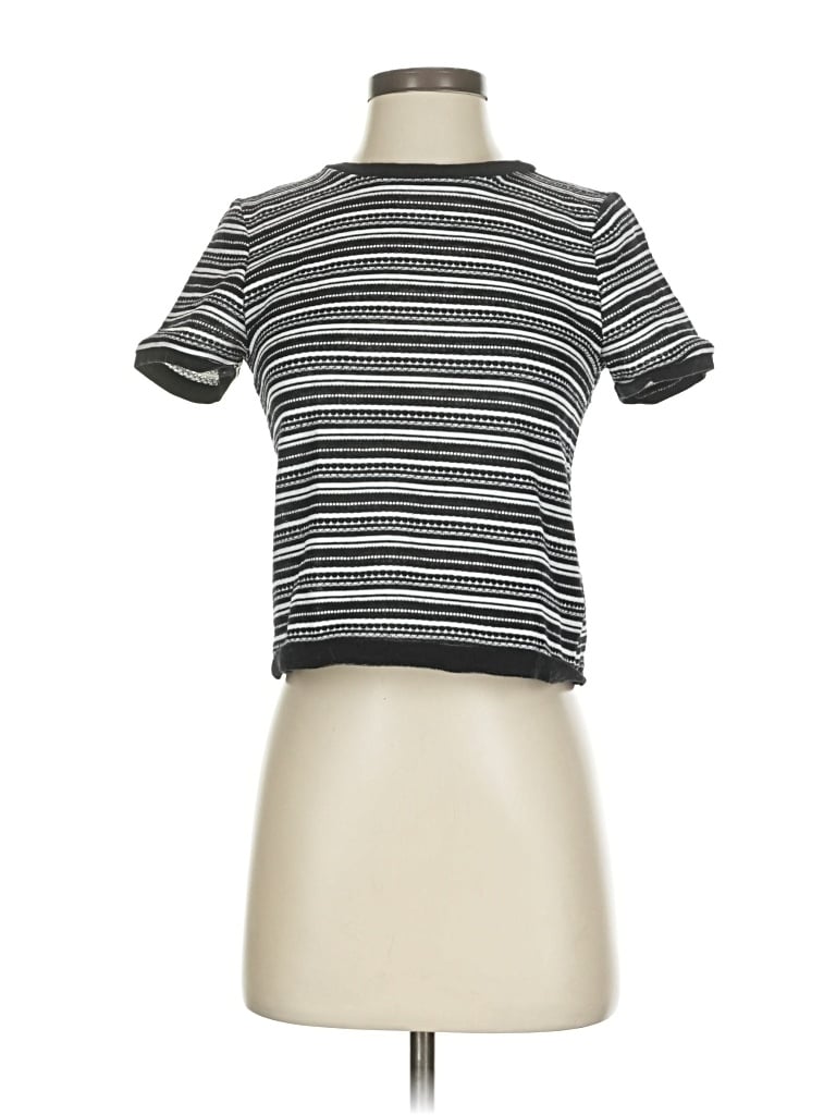 Pre-owned Bb Dakota Short Sleeve Turtleneck In Gray