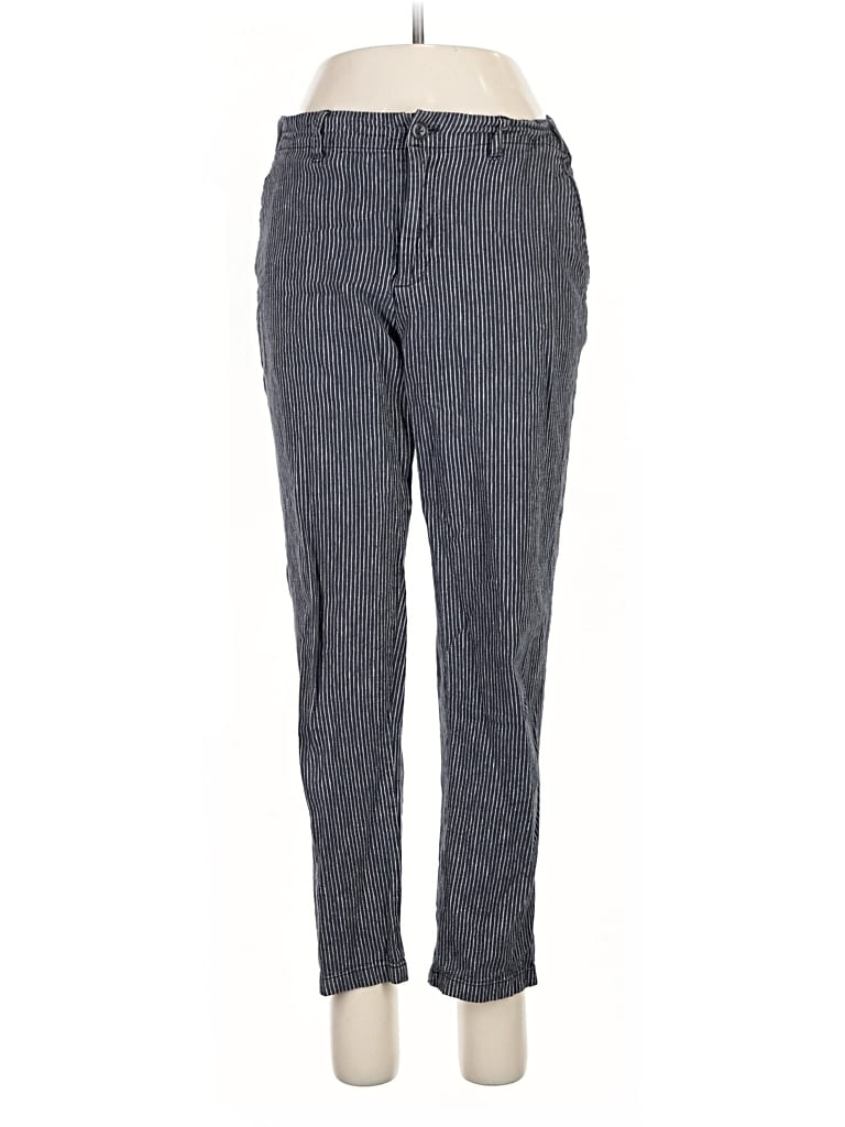 Pre-owned Uniqlo Linen Pants In Gray
