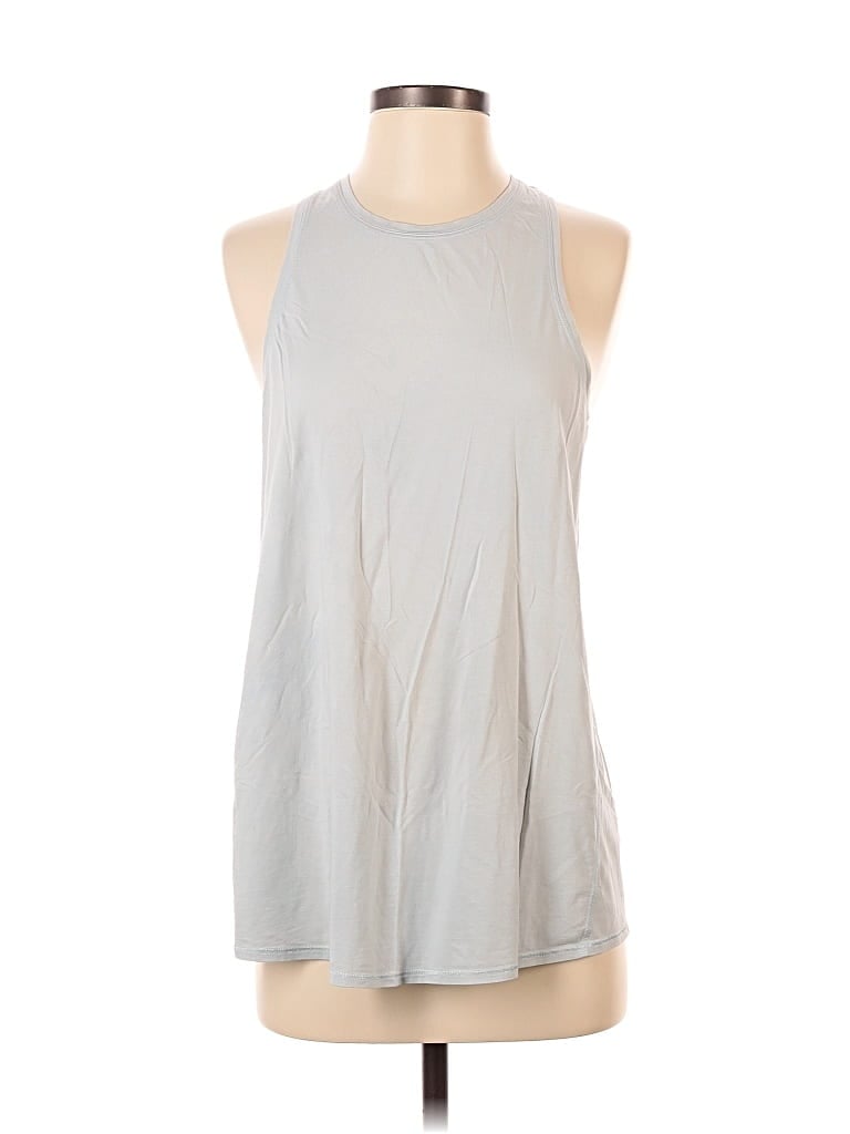 Pre-owned Lululemon Athletica Sleeveless T-shirt In Blue