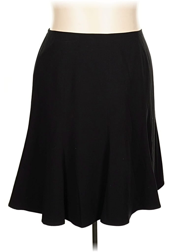 Pre-owned Evan Picone Formal Skirt In Black