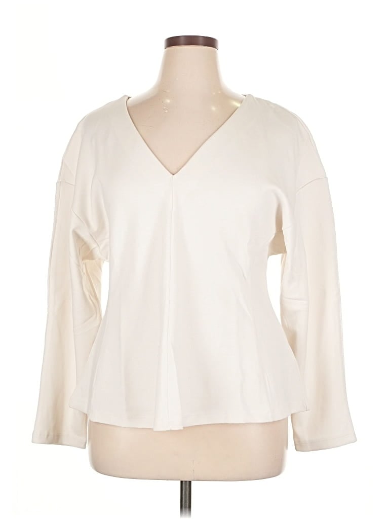 H&m Long Sleeve T-shirt In White