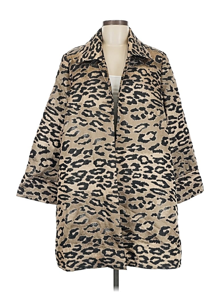 Pre-owned Chico's Coat In Gold