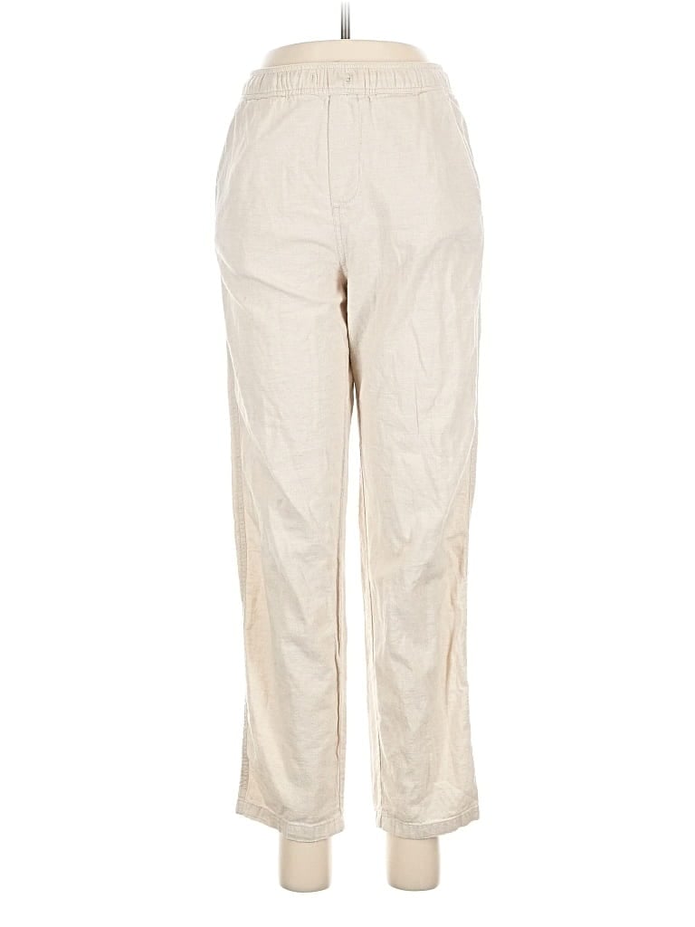 Pre-owned H&m Casual Pants In White