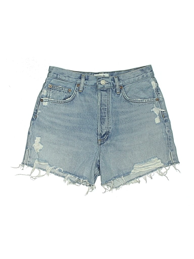 Pre-owned Agolde Denim Shorts In Blue
