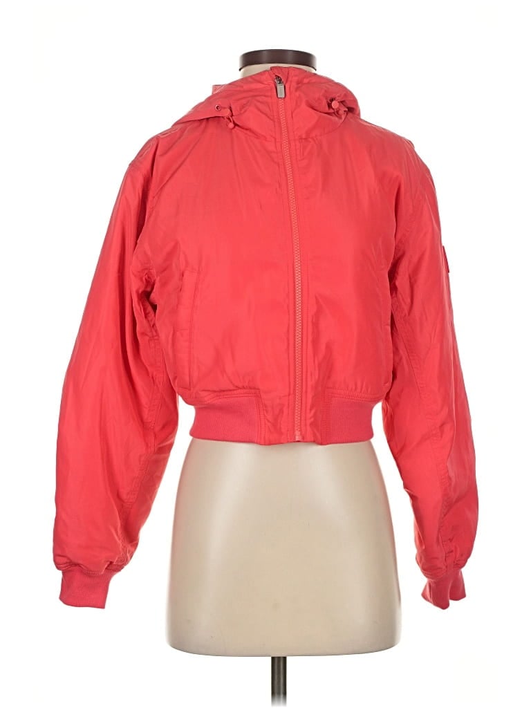 Pre-owned Athleta Windbreaker Jacket In Red