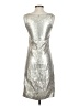 Tory Burch Metallic Silver Cocktail Dress Size 2 - photo 2