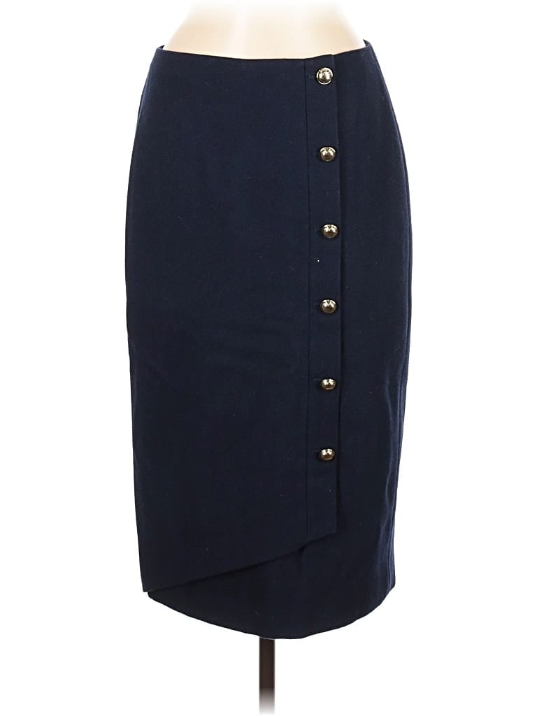 Pre-owned Halogen Formal Skirt In Blue