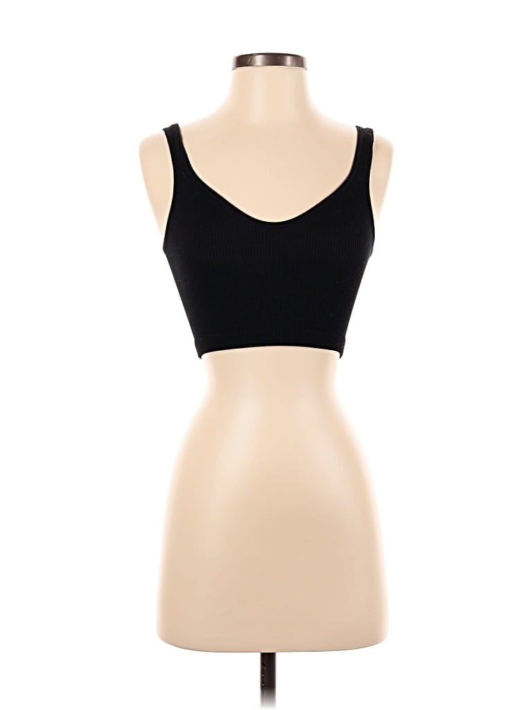 Pre-owned Cotton On Tank Top Black Strapless Neckline Tops