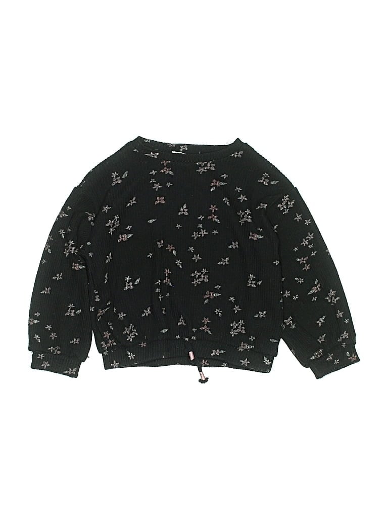 JESSICA SIMPSON Pre-owned Kids' Pullover Sweater In Black