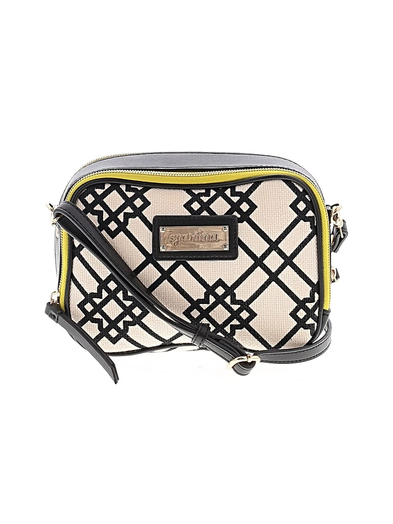 Pre-owned Spartina 449 Crossbody Bag In White