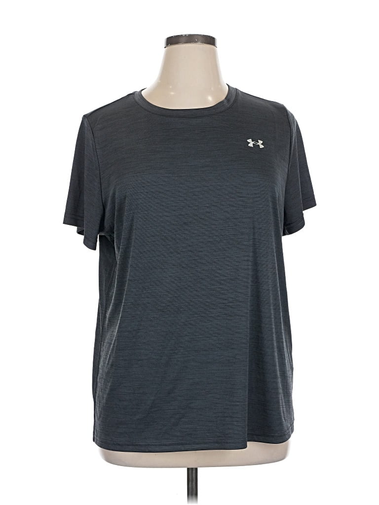 Pre-owned Under Armour Active T-shirt In Gray