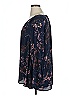 Lila Rose 100% Polyester Blue 3/4 Sleeve Blouse Size 1X - photo 5