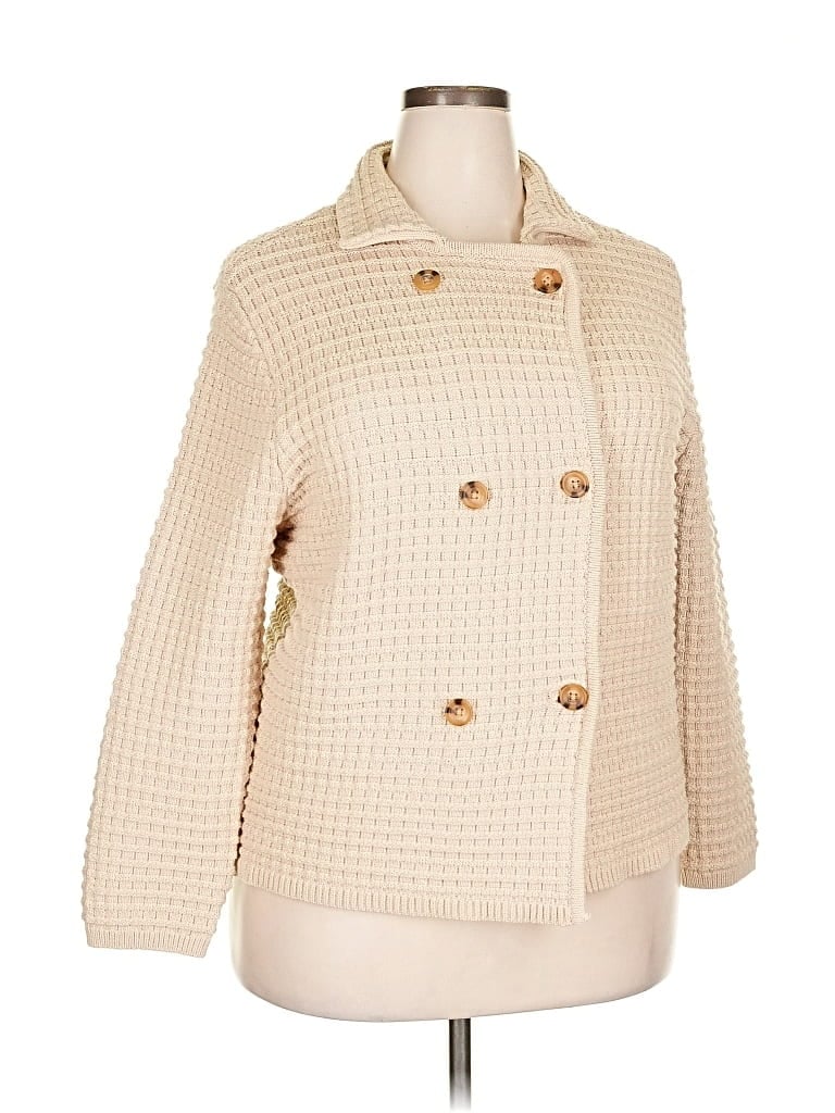 Pre-owned Ann Taylor Jacket In White