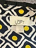 Ann Taylor LOFT 100% Polyester Yellow Short Sleeve Blouse Size S - photo 7