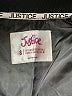 Justice 100% Polyester Solid Black Jacket Size 8 - photo 3