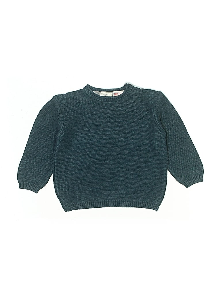 Pre-owned Zara Babies' Pullover Sweater In Blue