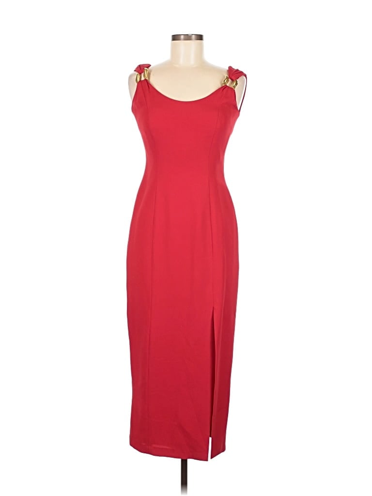 Pre-owned Donna Morgan Cocktail Dress In Red