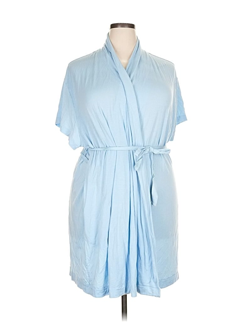 Pre-owned Athleta Raincoat In Blue