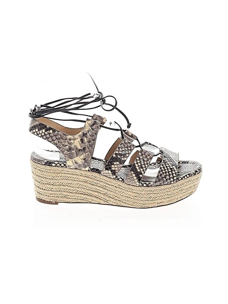 Pre-owned Michael Michael Kors Wedges In Gray