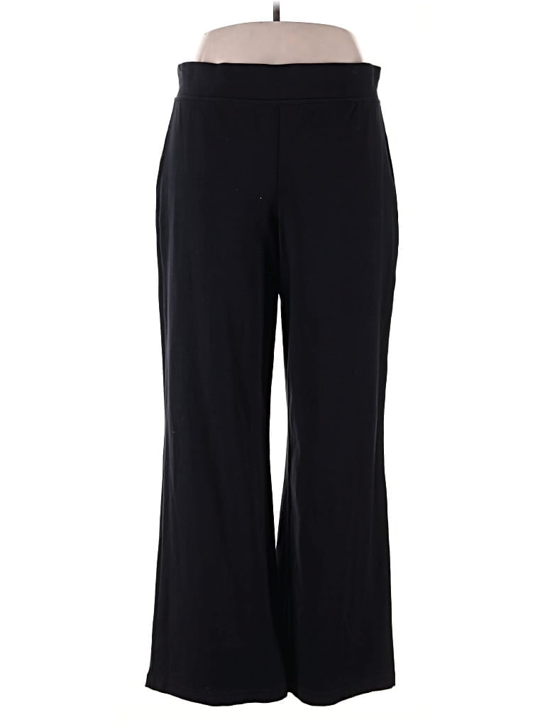 Pre-owned Lands' End Dress Pants In Black