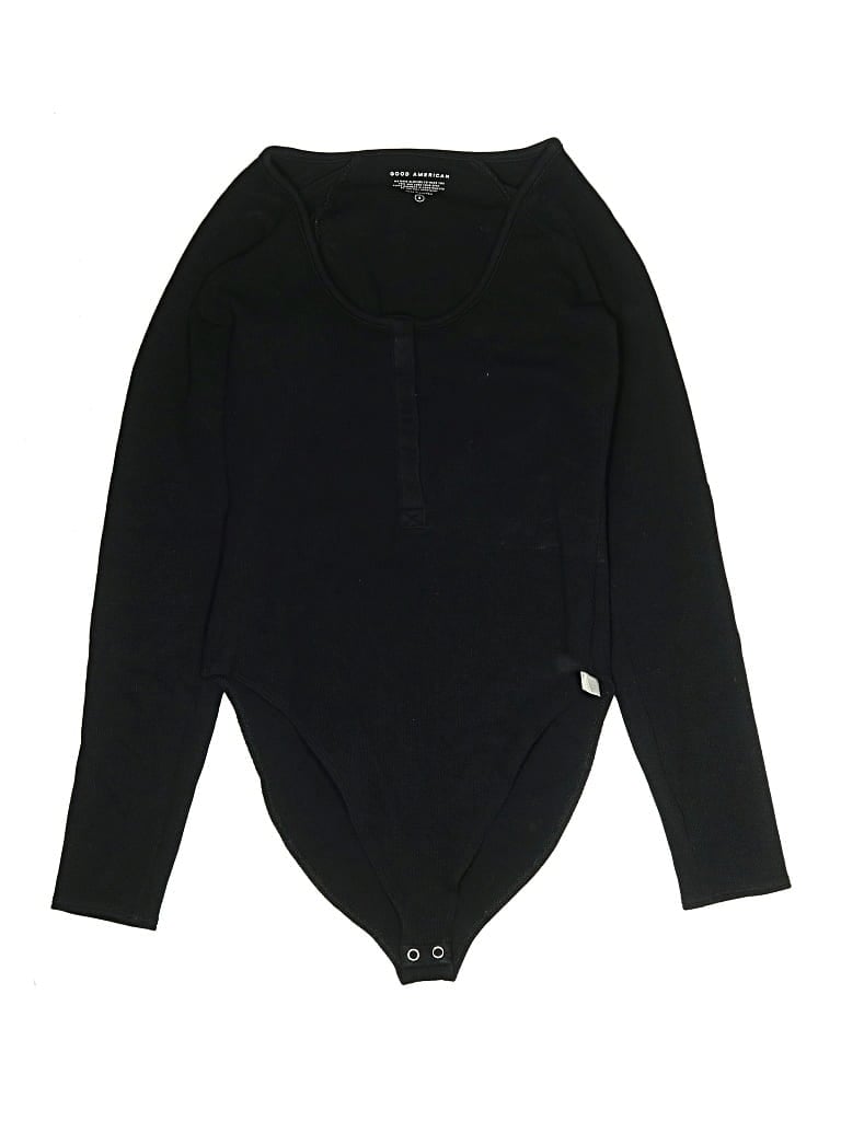 Pre-owned Good American Bodysuit In Black