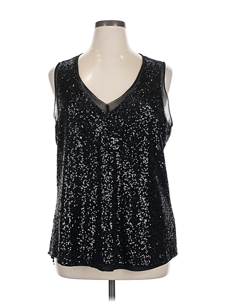 Pre-owned Cupio Sleeveless Blouse In Black