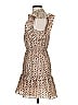 Joie Animal Print Tan Cocktail Dress Size XS - photo 5