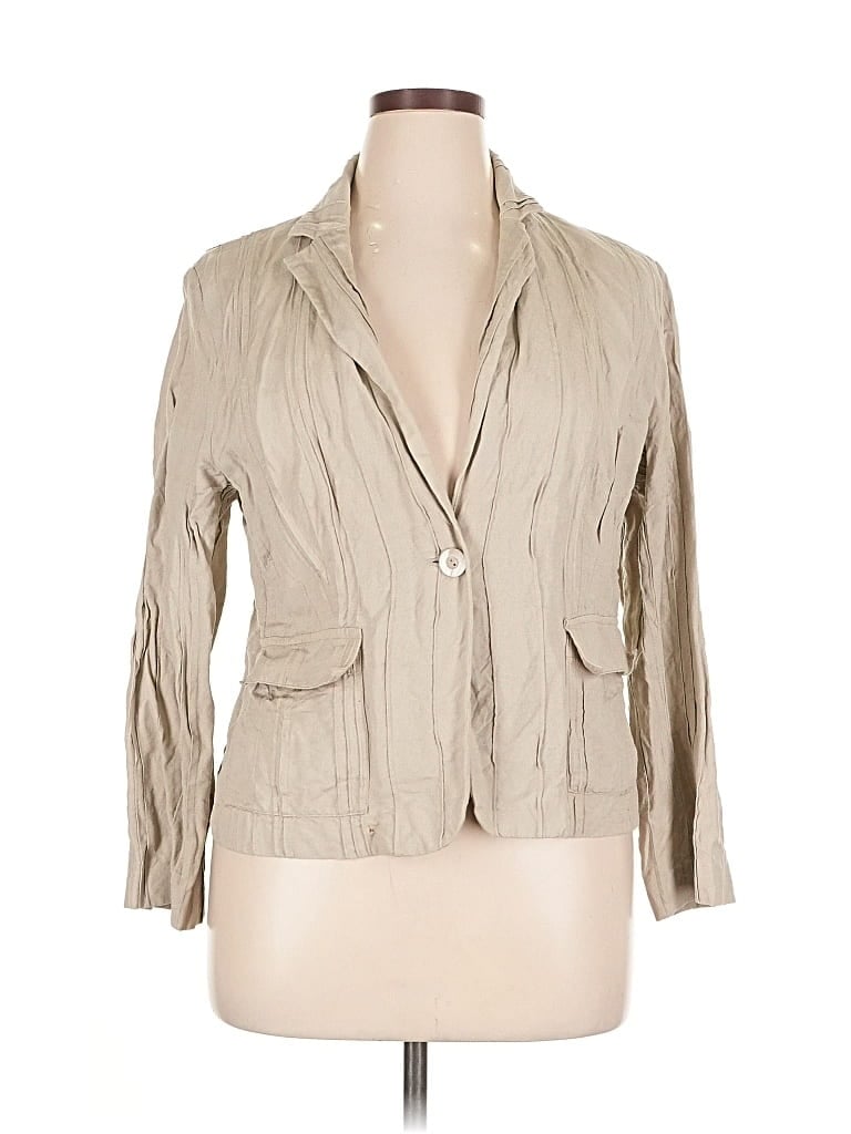 Pre-owned Bandolino Blazer Jacket In Brown