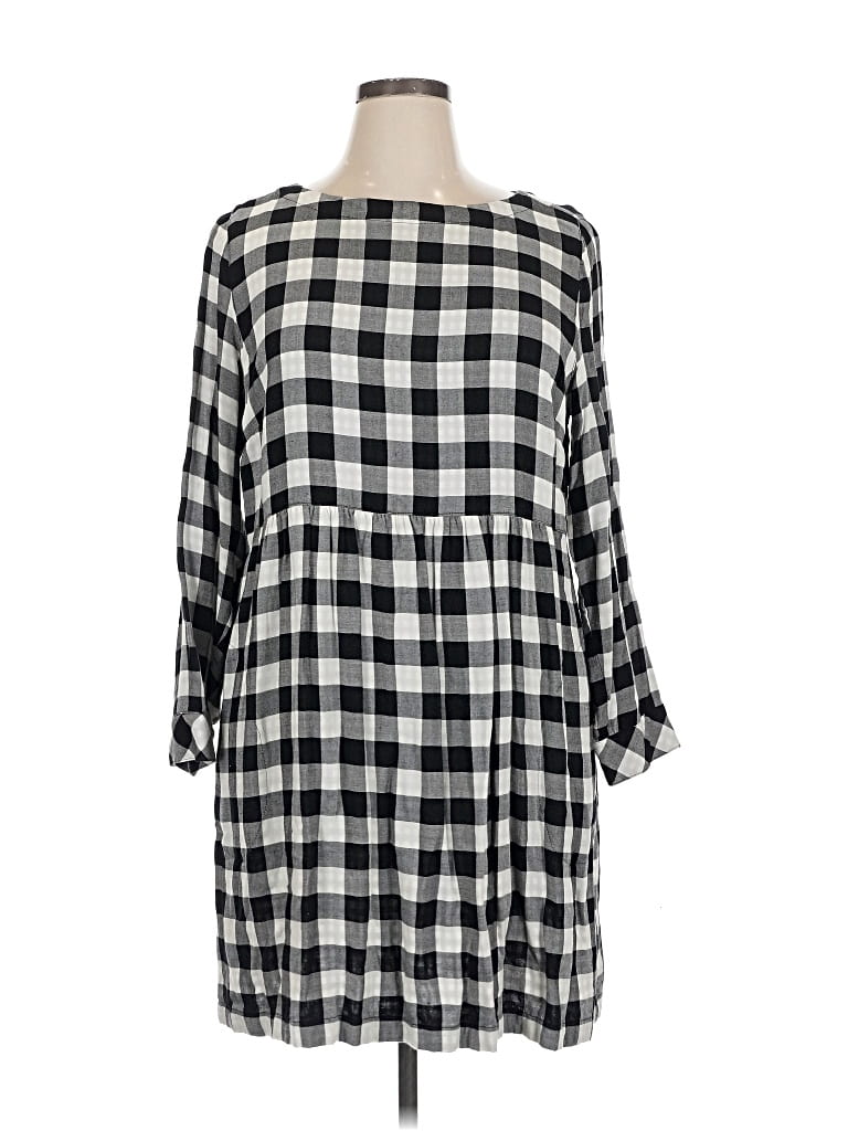 Pre-owned Jjill Casual Dress In Black