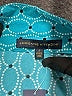 Adrienne Vittadini Print Teal 3/4 Sleeve Blouse Size S - photo 7