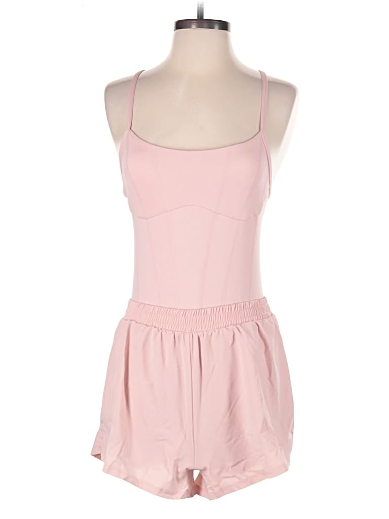 Pre-owned Victoria's Secret Pink Romper In Pink